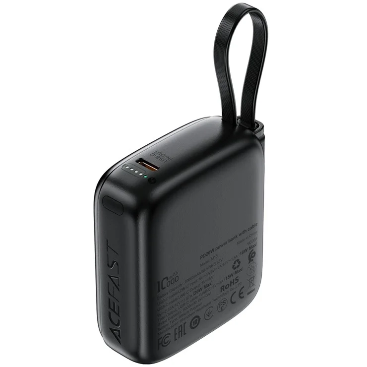 ACEFAST M15-10000 Power Bank PD 20W Fast Charging 10000mAh Portable Charger