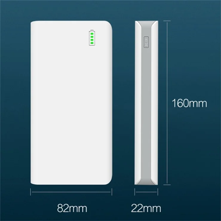 YISENNENG NB24V12V5V Portable Power Bank 18200mAh Phone Charger with EU Plug Power Adapter, External Battery Pack