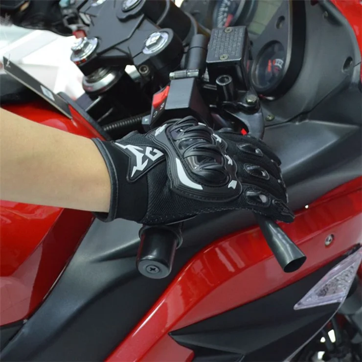 MOTOCENTRIC 13-MC-010 Riding Gloves Anti-Drop Off-Road Motorcycle Full Finger Touch Screen Gloves for Outdoor Cycling - Green / XL