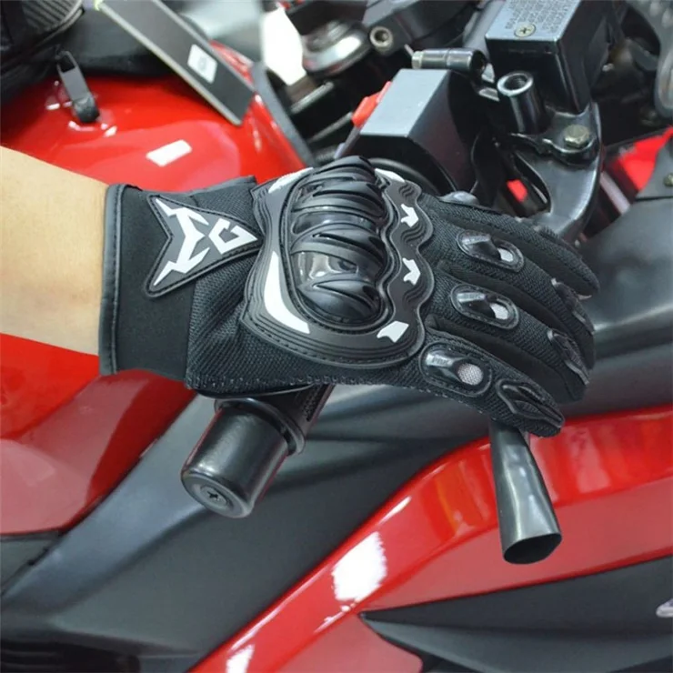 MOTOCENTRIC 13-MC-010 Riding Gloves Anti-Drop Off-Road Motorcycle Full Finger Touch Screen Gloves for Outdoor Cycling - Green / XL