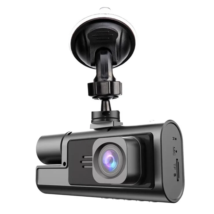 A22 1080P Triple Lens Car Driving Recorder Night Vision WiFi
