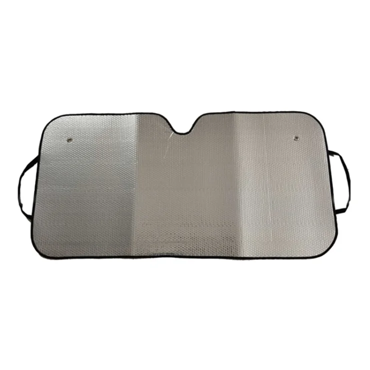 70x145cm Car Front Windshield Sunshade Cover UV Protection Heat Insulation Sun Shade - Black Dog