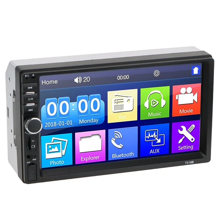 Podofo Doppel Din Autoradio Mit Bluetooth, Autoradio 2 Din Mit 7 Zoll