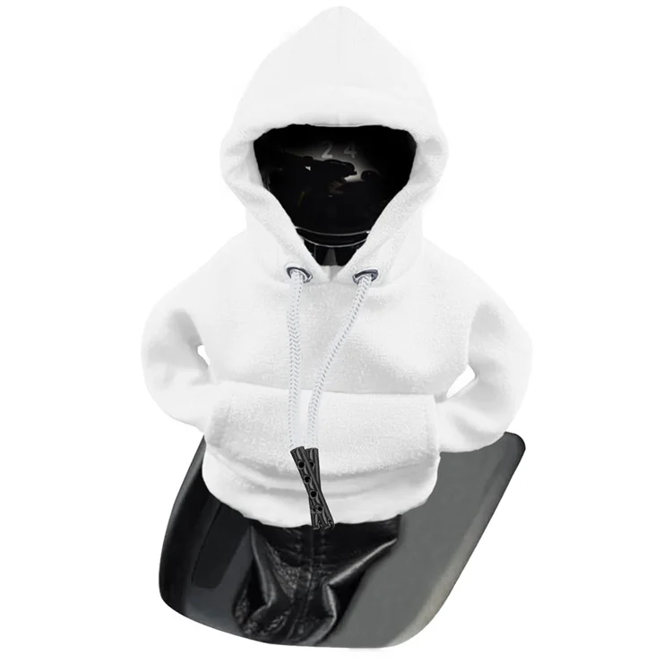 Ohleats Car Gear Shift Hoodie, Mini Funny Fashionable Automotive Gear Shifter Cover, Winter Warm Car Shift Knob Sweater Protector, Universal Interior - View #4