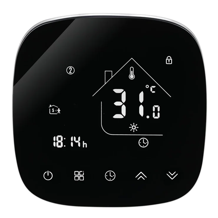 BHT-001GC Wall-Mounted Boiler Thermostat Digital Display Temperature Control Panel
