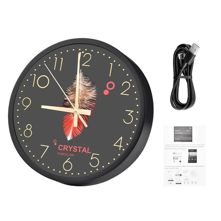 HD 1080P Multi-Functional Wall Clock WiFi Camera with Recording