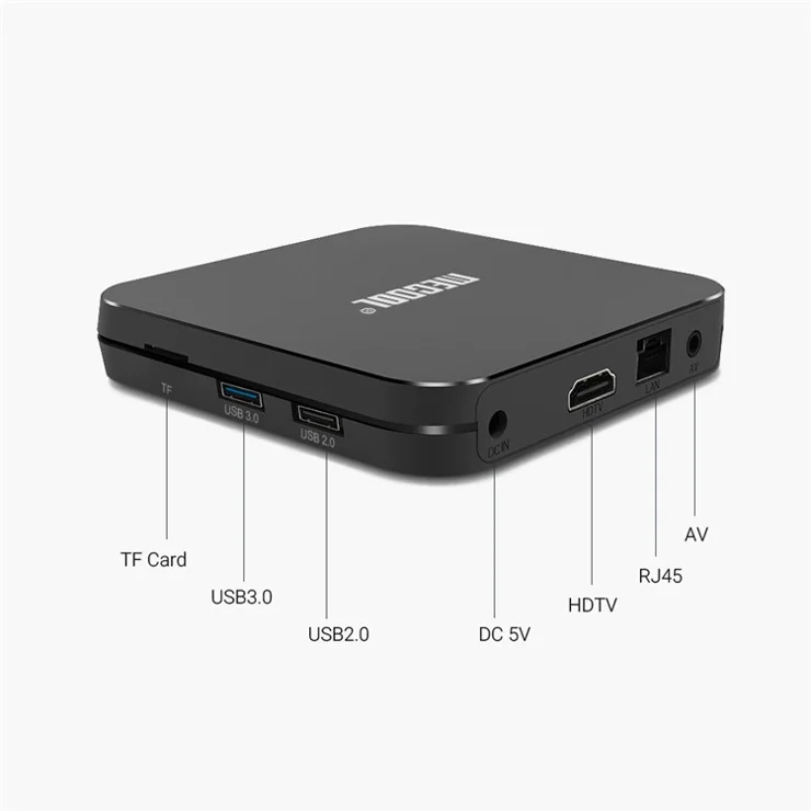 MECOOL KM9 PRO 2+16GB Android 10.0 Home Smart ATV TV Box 4K 2.4G WiFi Set Top Box Media Player - EU Plug