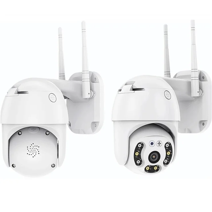 BES-P06 Home Surveillance Camera Full Color Night Vision Waterproof WiFi Camera Pet Baby Elderly Monitor for Indoor and Outdoor - UK Plug