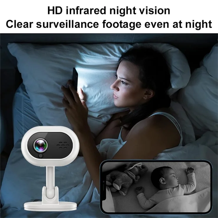 A4 HD WiFi Webcam HD Infrared Night Vision Camera Monitor Support Two-Way Voice