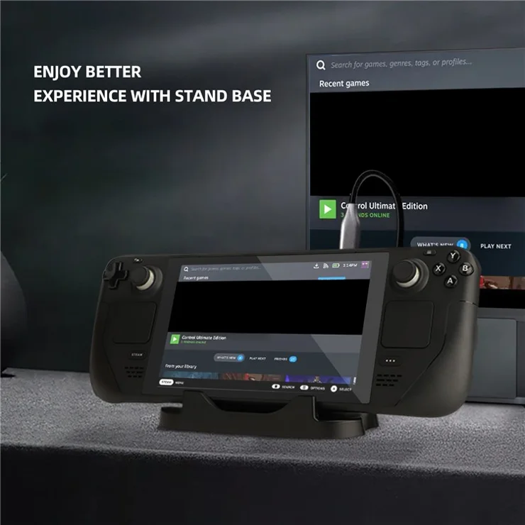 HIFYLUX ST-BF13 Stand Holder for Steam Deck / Nintendo Switch Holder Case with Anti-Slip Silicone Pad