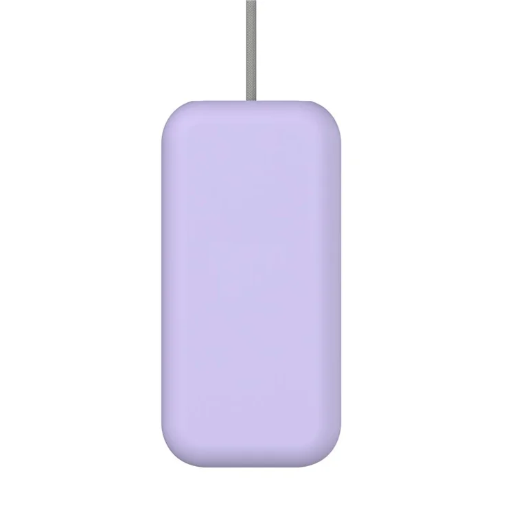For Apple Vision Pro Battery Case Power Bank Protector Charger Silicone Cover - Purple