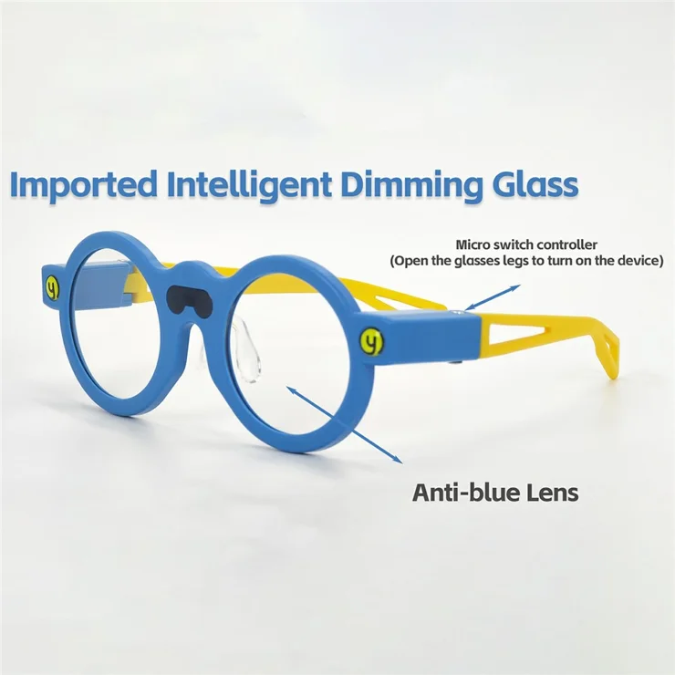 Children's Posture Correcting Smart Glasses Anti Blue Light Myopia