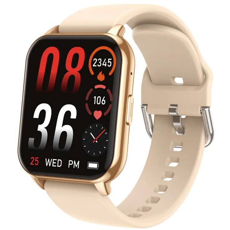 CY12 Bluetooth-compatible Offline Payment Smart Watch Blood Oxygen Blood Pressure Health Monitoring Sports Watch - Gold