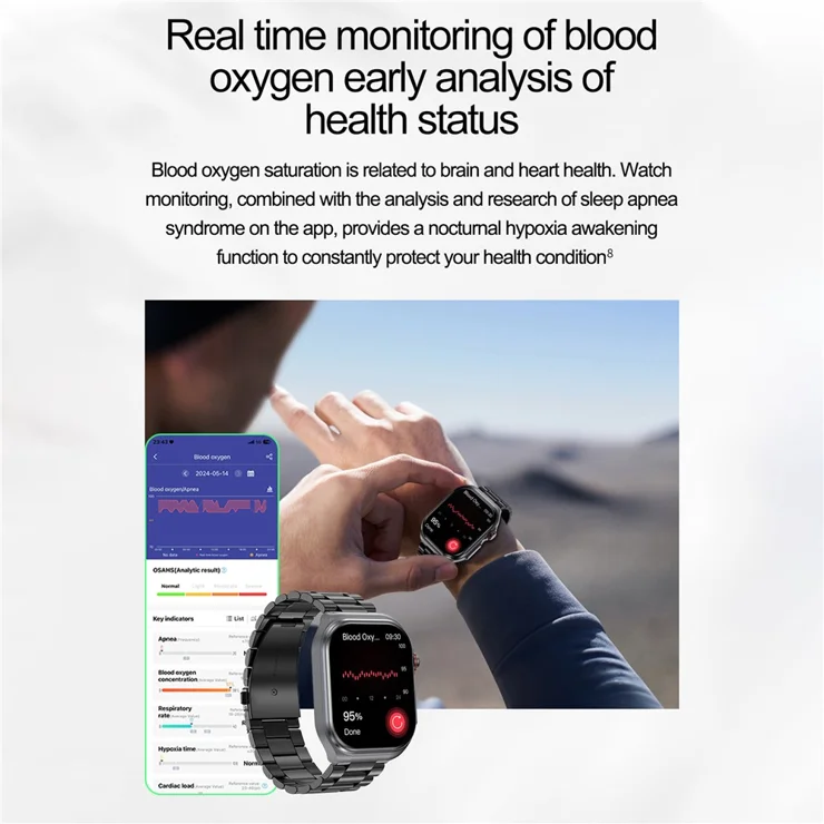 Montre Connectée Femme BENYAR SMART - Écran AMOLED 1,43", Appels Bluetooth, 100+ Modes Sport, Suivi Sommeil/SPO2 - Étanche IP67, Batterie Longue Durée