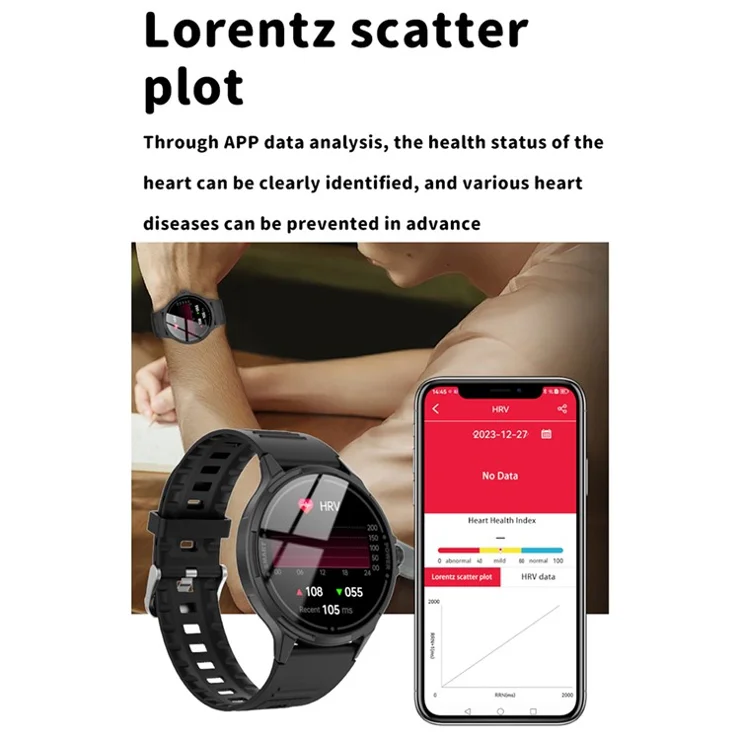 Y25 1.43-inch AMOLED Screen Bluetooth-compatible Call Smart Watch Health Monitoring Multiple Sports Modest Smart Bracelet - Blue