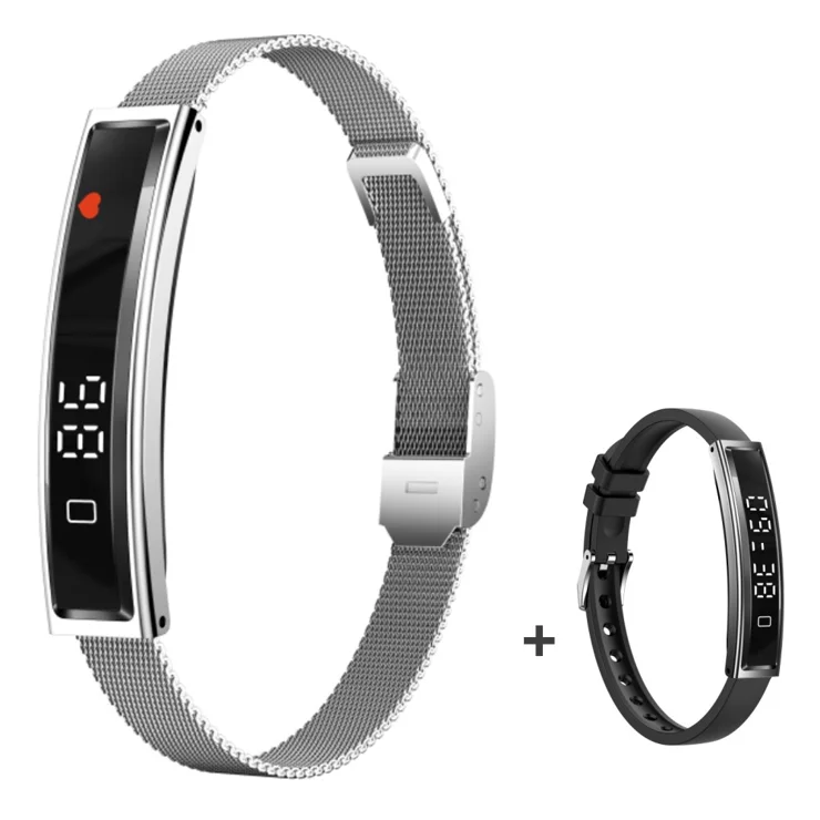 B3 Smart Bracelet Couples Step Counter Heart Rate Health Monitor