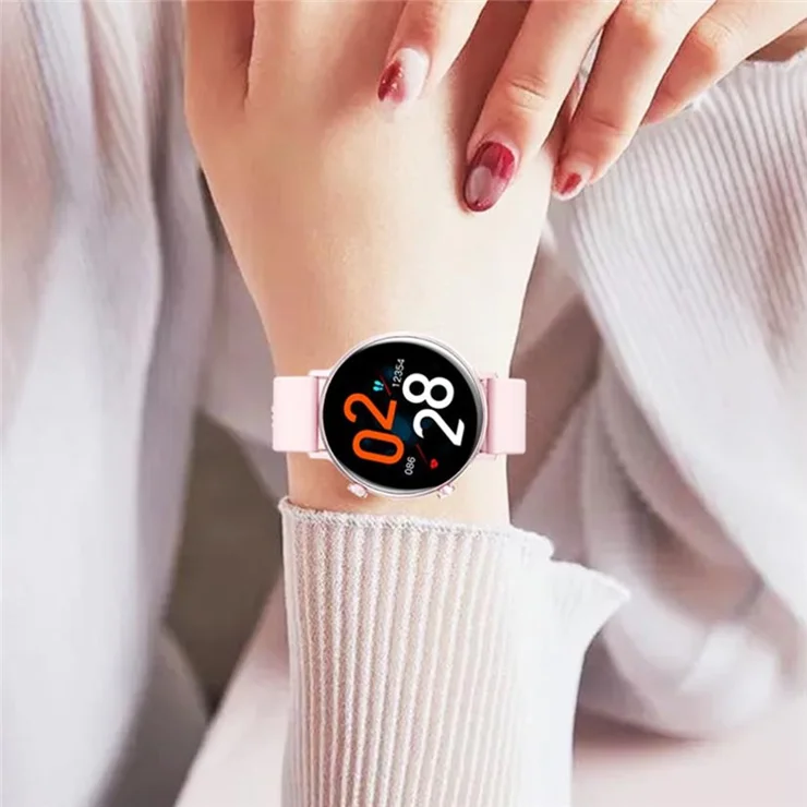 GW33-SE 1.3 inch HD Screen Smart Watch IP67 Water Resistant Sports Bracelet Fitness Tracker Health Watch with Heart Rate/Blood Pressure Monitoring - Pink