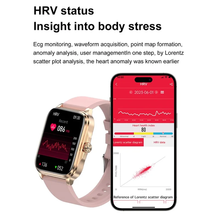 T90 1.91 HD Large Screen Smart Watch Bluetooth Calling Electric Wrist Band with Health Monitoring for Women Pink