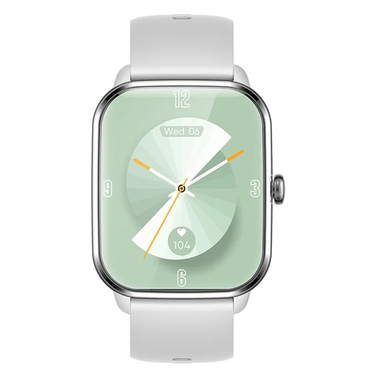 KT65 1.85-inch Smart Watch BT Calling Multiple Sports Modes IP67 Waterproof Wristband for Android iOS - Silver