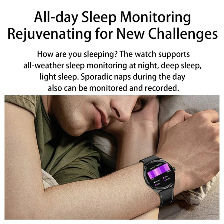 Smart Bands Sleep Tracker Smartwatch MT55 AMOLED Screen