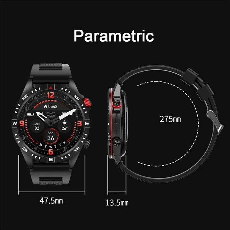 CY800 1.6-inch Bluetooth-compatible Calling Sport Watch Waterproof Smart Watch Heart Rate Sleep Monitoring - Red