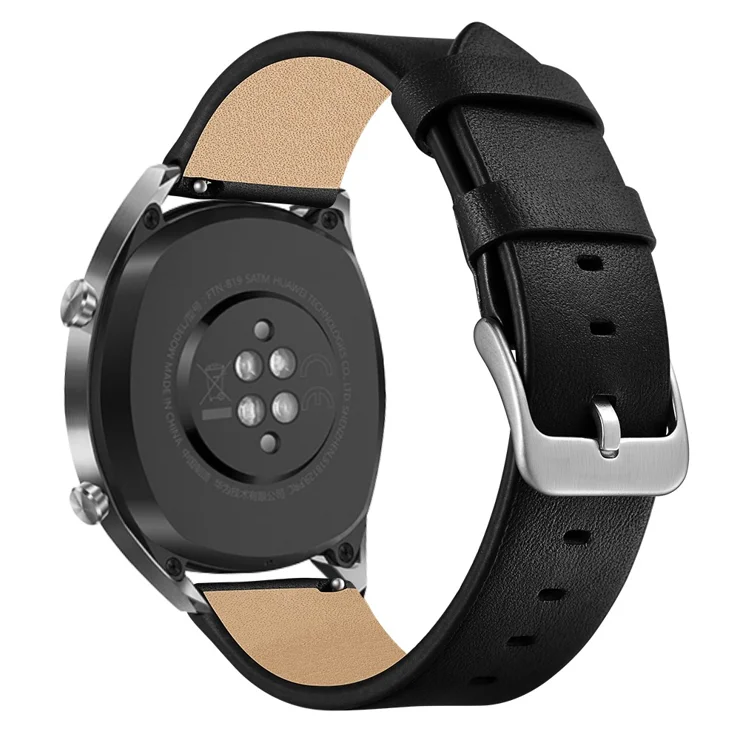22mm Genuine Leather Watch Strap Smart Watch Band for Huawei