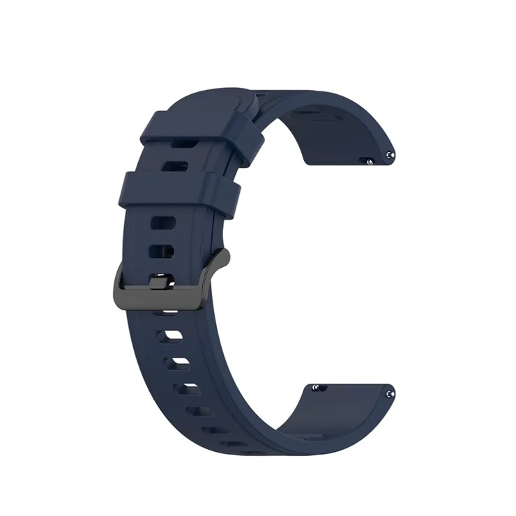 20mm Soft Silicone Replacement Wrist Strap for Huami Amazfit GTR 42mm/GTS - Dark Blue