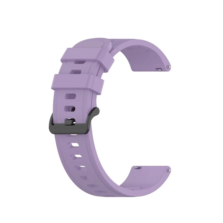 20mm Soft Silicone Replacement Wrist Strap for Huami Amazfit GTR 42mm/GTS - Light Purple