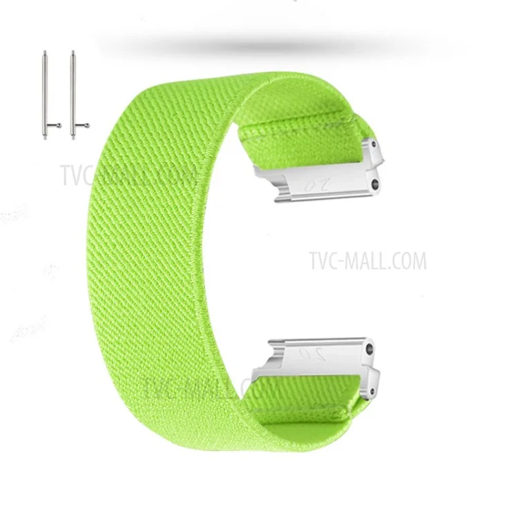 20mm Solid Color Printing Nylon Smart Watch Band for Samsung Galaxy Watch4 Classic 46mm 42mm/Watch4 44mm 40mm/Huawei Watch GT 2 42mm/Huami Amazfit Watch Youth Edition - Light Green