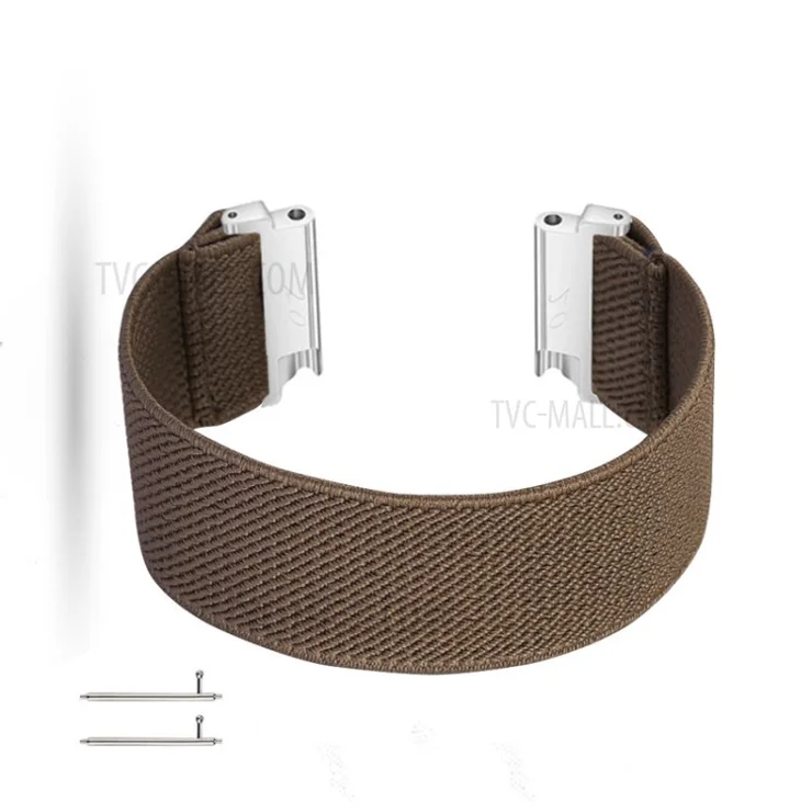 22mm Solid Color Printing Nylon Smart Watch Band for Huawei Watch GT 2e / GT / GT 2 46mm - Brown