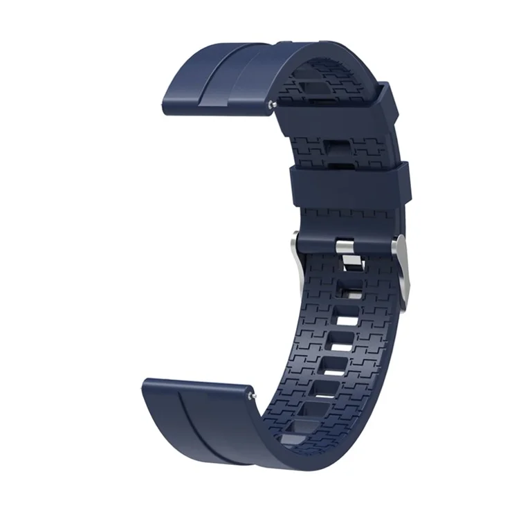 Fashion Silicone Watch Strap 22mm for Xiaomi Haylou Solar Smart Watch - Blue