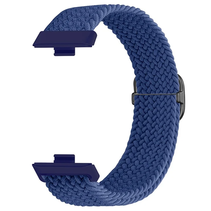 For Huawei Watch Fit 3 Adjustable Nylon Braided Watch Band Woven Style Wrist Strap - Style H