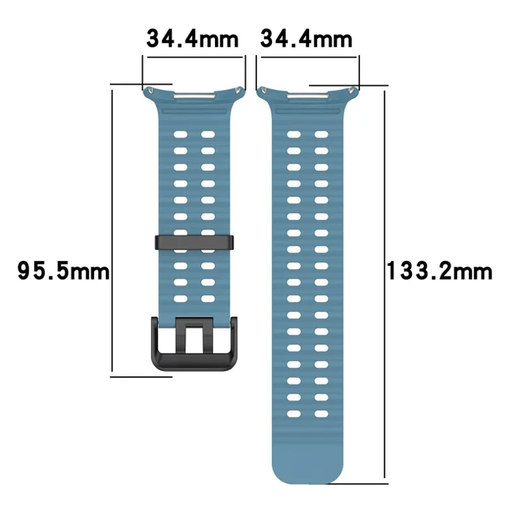 For Samsung Galaxy Watch Ultra 47mm Silicone Watch Strap Dual Pins Buckle Sports Band - Pink