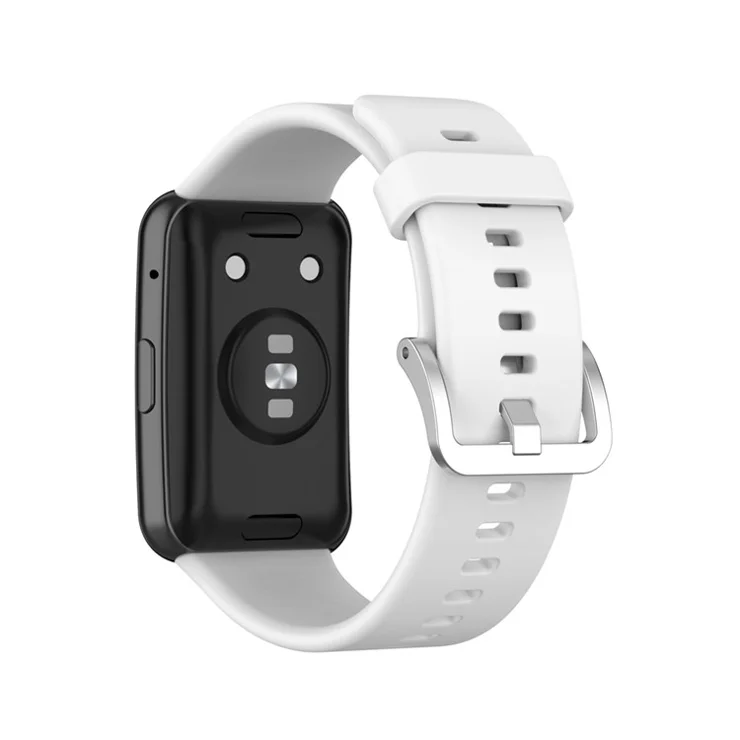 Soft Silicone Watch Strap for Huawei Watch Fit - White