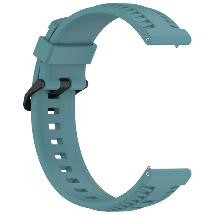 For Huawei Watch GT 3 42mm / GT 3 Pro 43mm Silicone Watch Strap 20mm Tire Texture Wrist Band - Cyan
