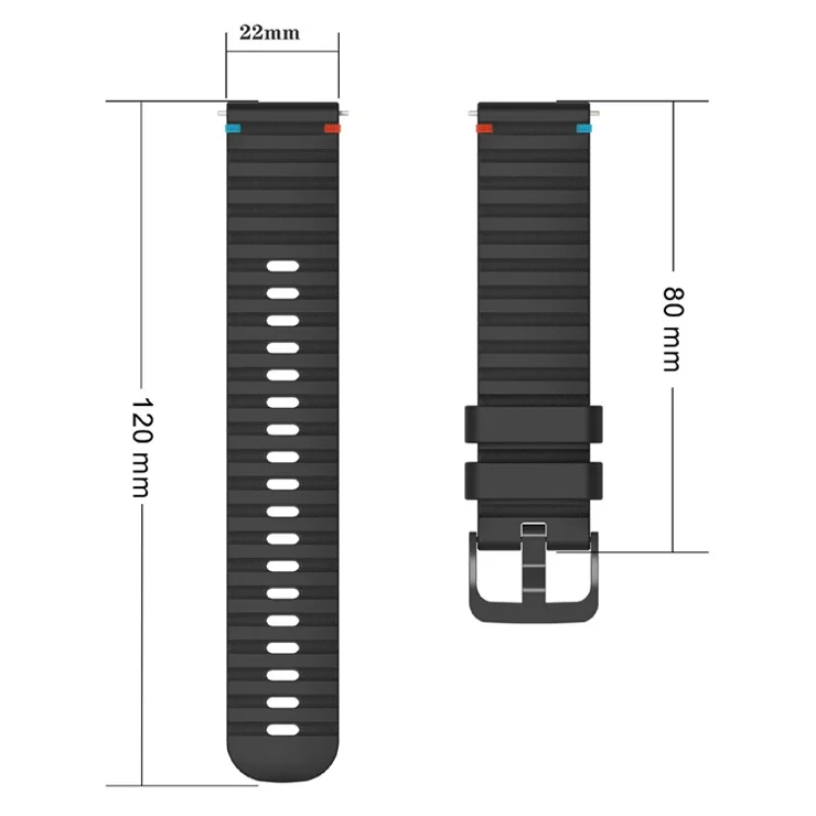 For Samsung Galaxy Watch3 45mm / Galaxy Watch 46mm / Huawei Watch GT 4 46mm Universal 22mm Silicone Watch Strap - Rose Pink