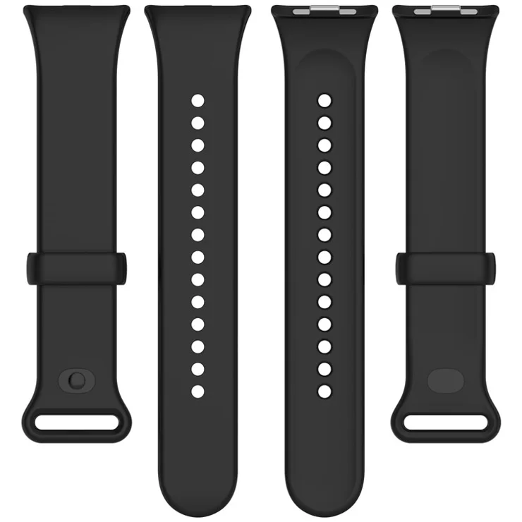 For Xiaomi Smart Band 9 Pro Silicone Watch Band Adjustable Wrist Strap - Red