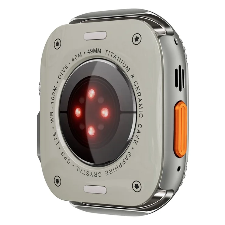 Metal Case for Apple Watch Ultra 2 49mm Protective Watch Case Cover - Grey