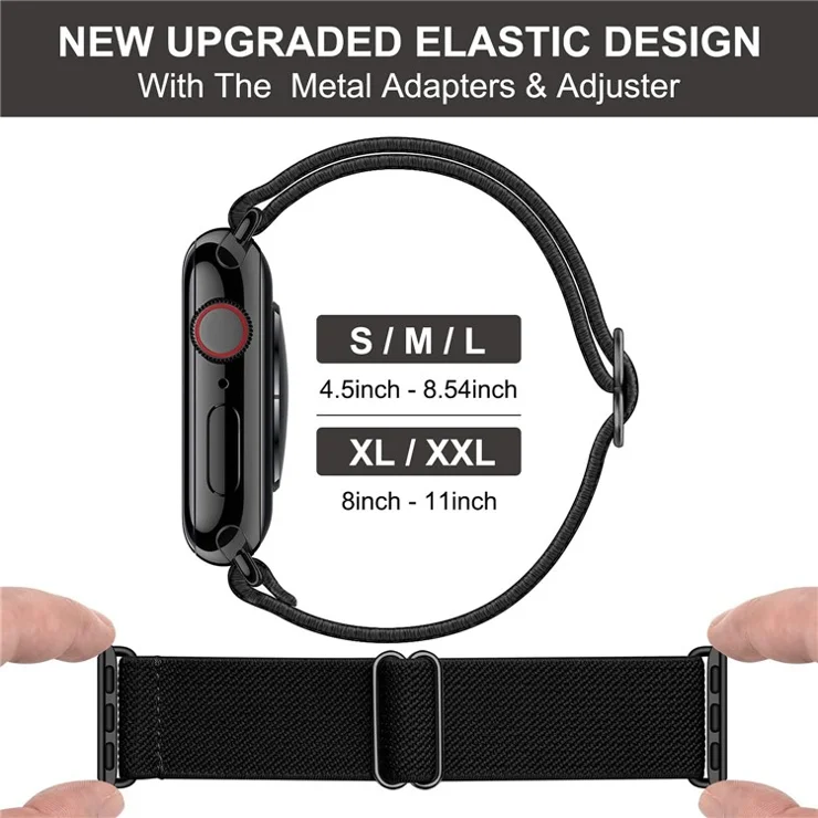 Bulk Purchasing Nylon Elastic Band For Apple Watch Series 10 Ultra 9 8 7 SE 6 5 4 3 2 1 46mm 49mm 41mm 44mm 42mm Watch Strap - Multicolor