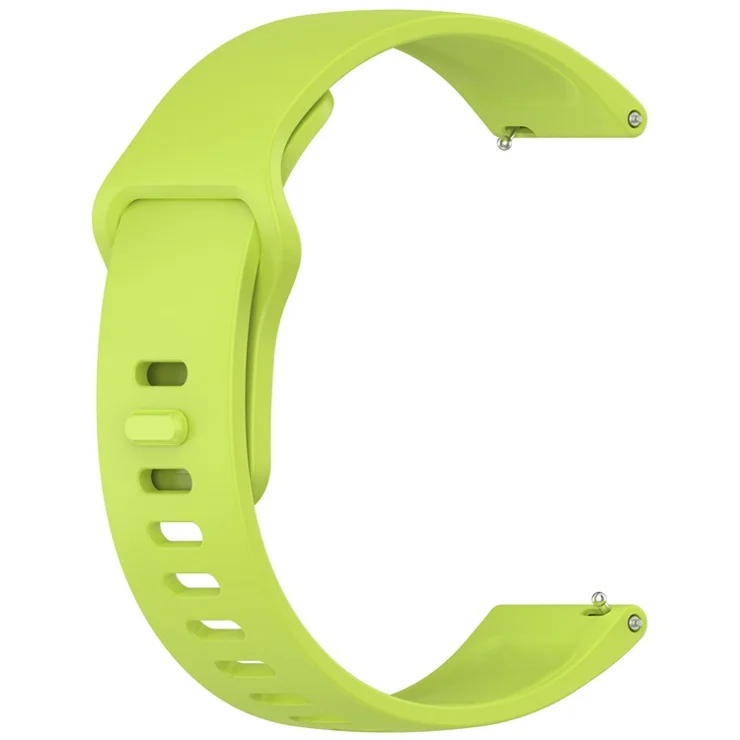 22mm Silicone Watch Band For Huawei Watch GT 5 Pro 46mm / GT 5 46mm / GT 4 46mm Universal Strap - Lime Green