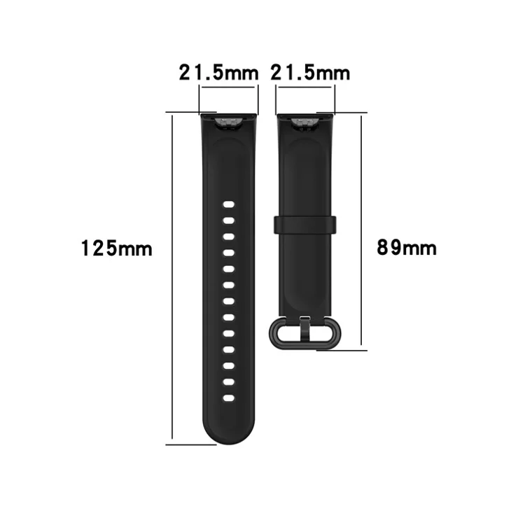 Soft Silicone Smart Watch Strap Replacement Watch Band for Xiaomi Mi Watch Lite / Redmi Watch - Purple