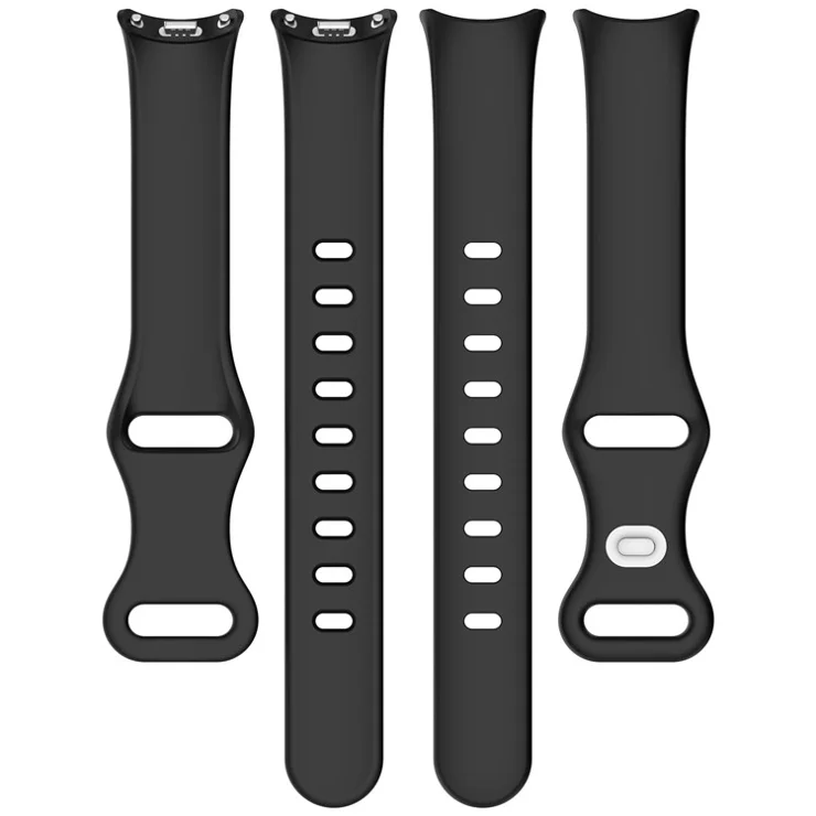 Silicone Watch Strap For Xiaomi Smart Band 9 NFC / 9 / 8 NFC / 8 Figure 8 Tail Reverse Buckle Wrist Band - Wine Red