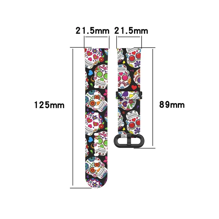 Colorful Pattern Printed Watchband Silicone Watch Strap for Xiaomi Redmi Watch / Mi Watch Lite - Paw
