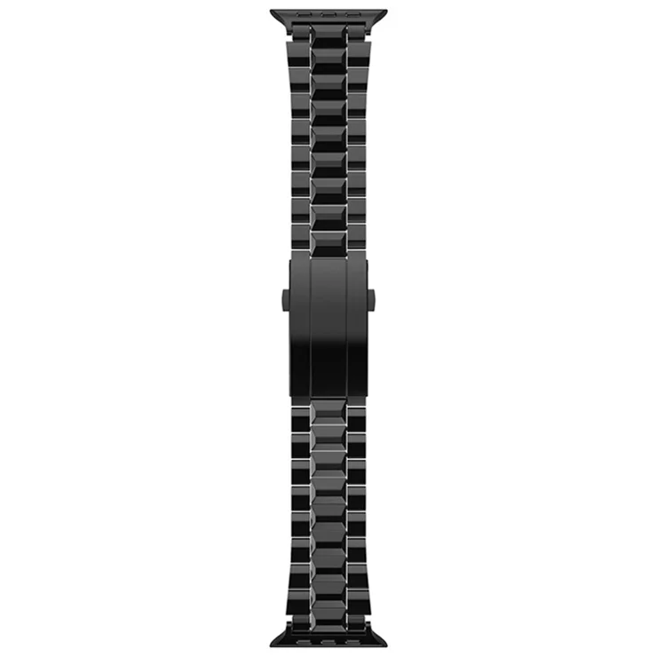 Wrist Band for Apple Watch Series 10 9 8 7 SE 6 5 4 3 2 1 42mm 41mm 40mm 38mm Titanium Alloy Replacement Watch Strap - Black