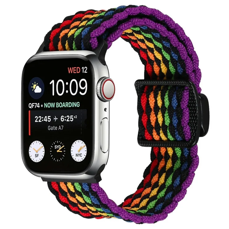 44mm Bandas Apple Watch Serie Correa Elástica Trenzada Para Apple