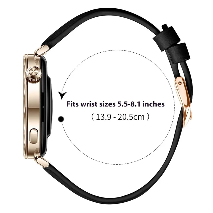 Rose Gold Nokia Hr Watch Strap Steel Hr 36mm Black Rose Gold For