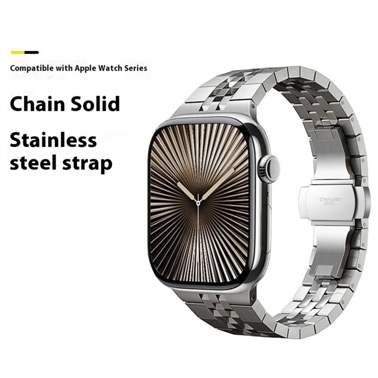 Stainless Steel Strap for Apple Watch Series 11 10 42mm