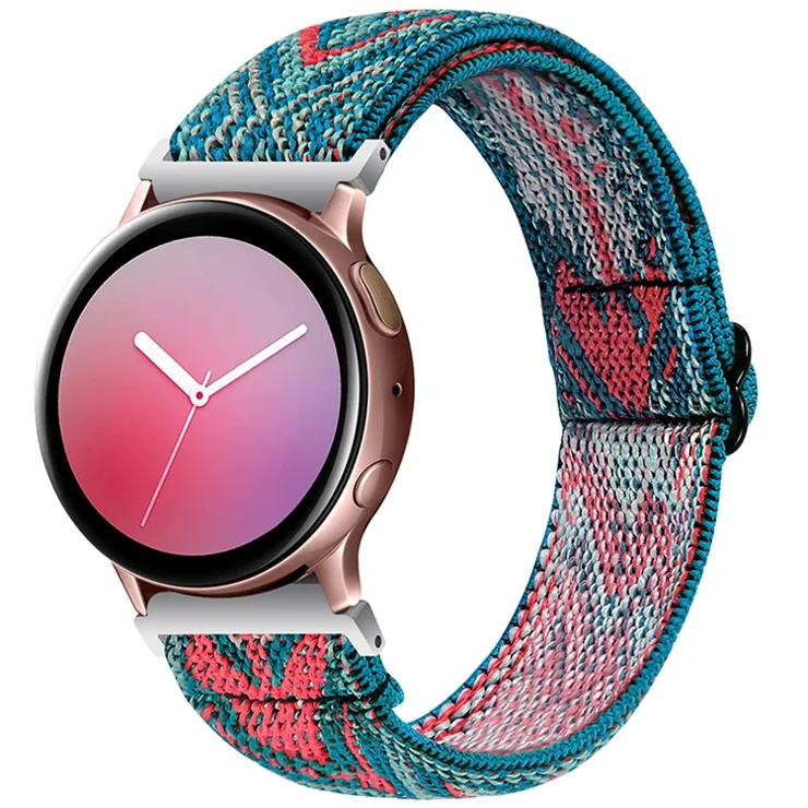 Breathable Knitted Watch Strap Elastic Watchband with Adjustable Buckle for Samsung Galaxy Watch4 Classic 42mm 46mm/Galaxy Watch Active/Galaxy Watch Active2 40mm 44mm - 37#