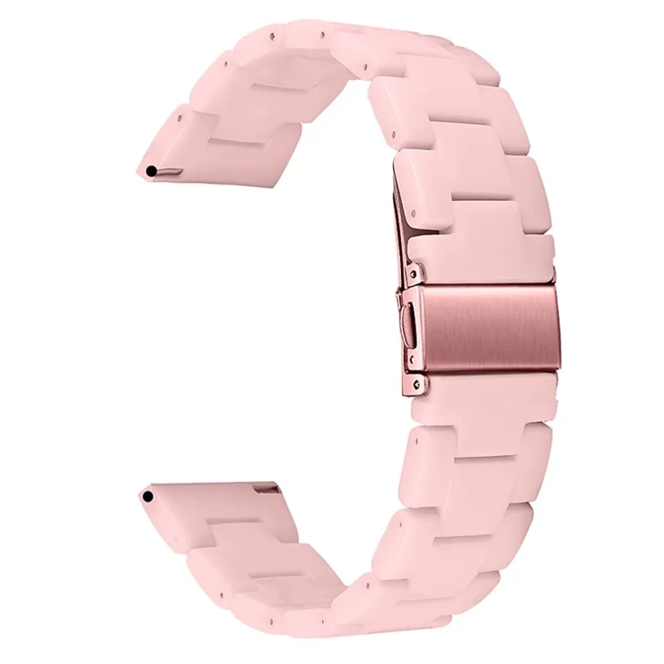 For Garmin Vivoactive 3/Vivoactive 3 Music/Venu Smooth Durable Resin Watch Strap Replacement Wrist Band 20mm - Pink