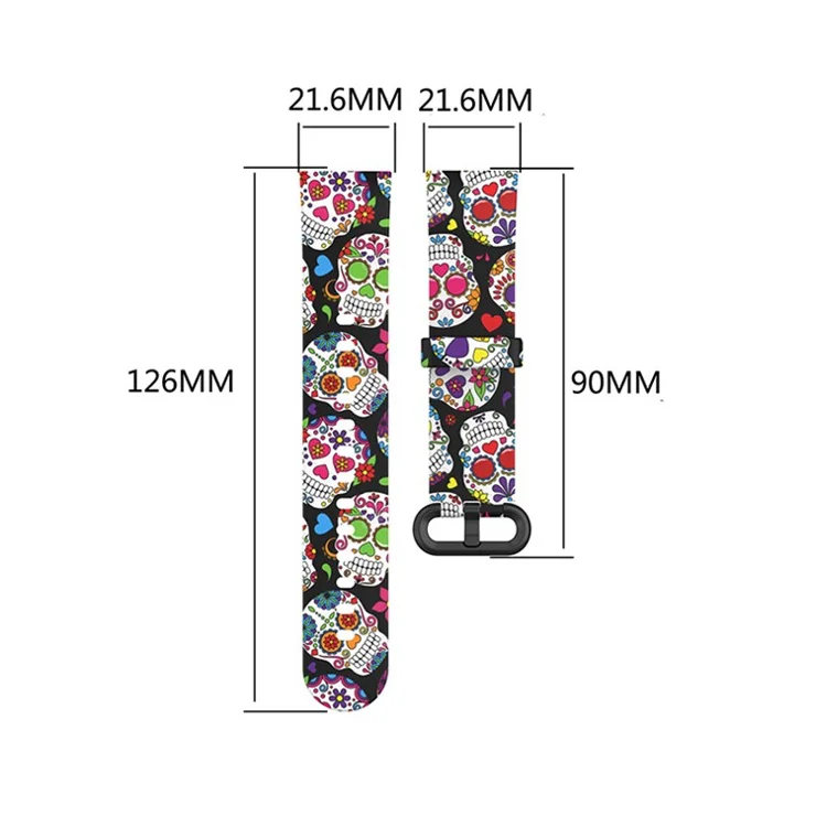 For Xiaomi Redmi Watch 2 Lite Pattern Printed Watchband Adjustable Silicone Smart Watch Strap - Starry Sky